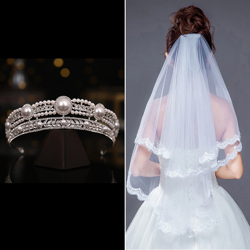Korean Style Wedding Retro Pearl Princess Super Fairy Hair Accessories