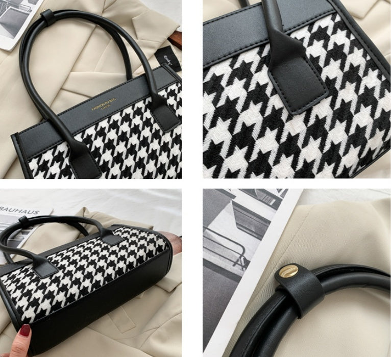 Versatile Plaid Hand Carry Bags