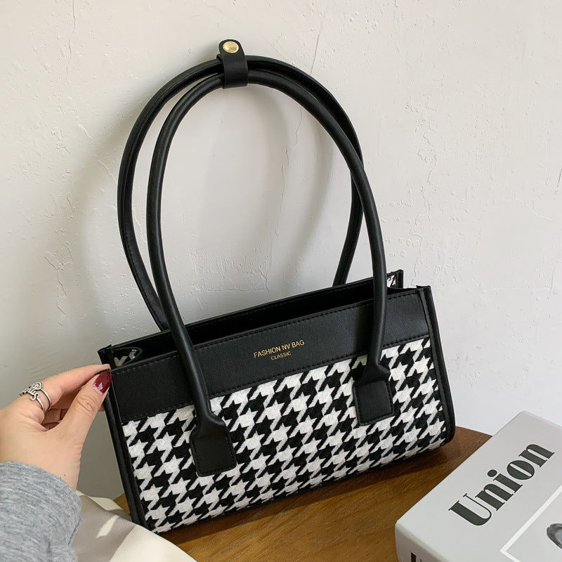 Versatile Plaid Hand Carry Bags