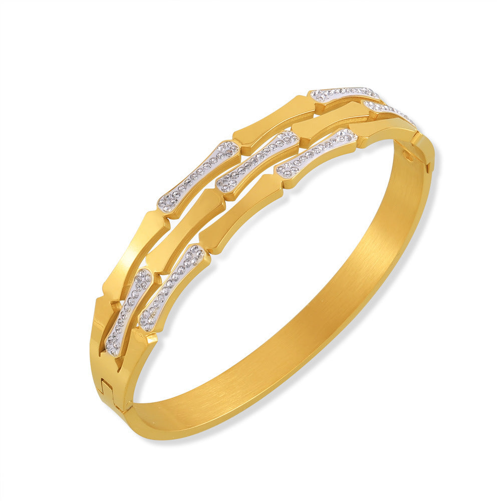 Hollow Splicing Casual Bracelet For Women