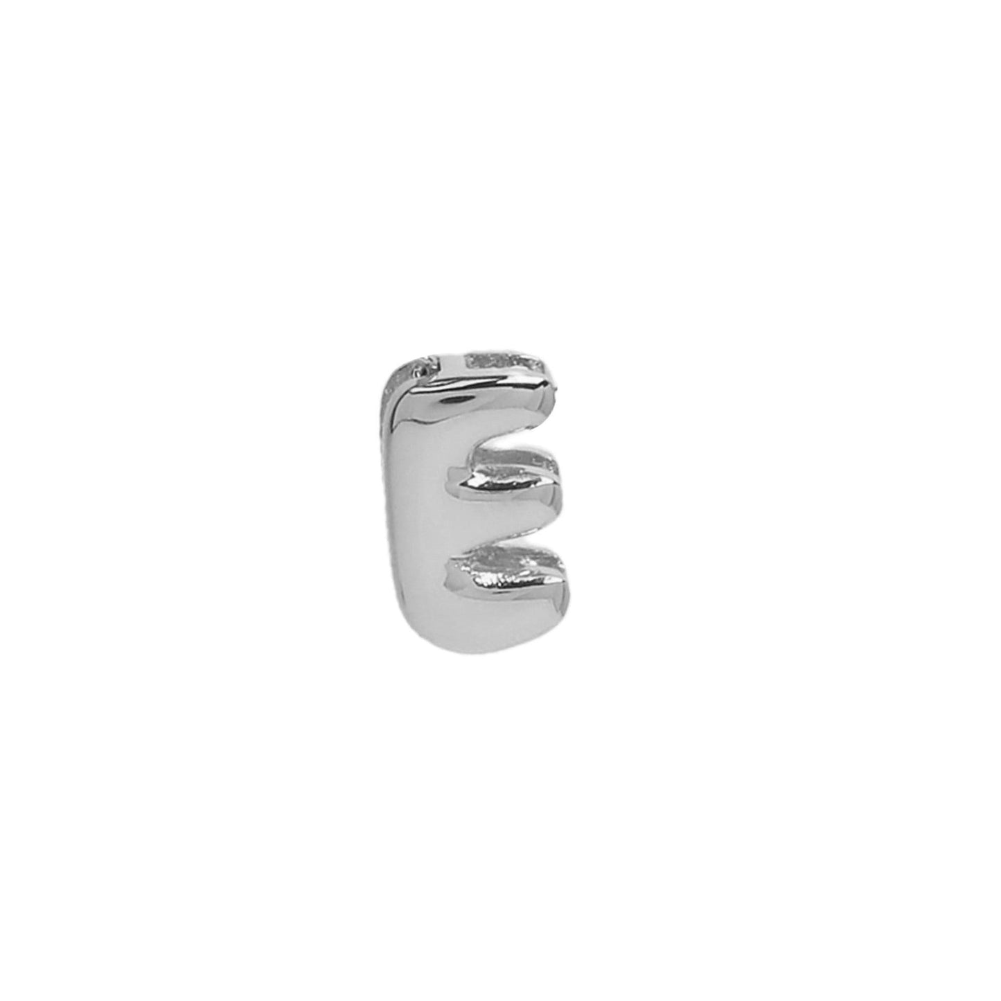 18k Brass Smooth Surface Bubble DIY Combination Name Bracelet Letter Accessories